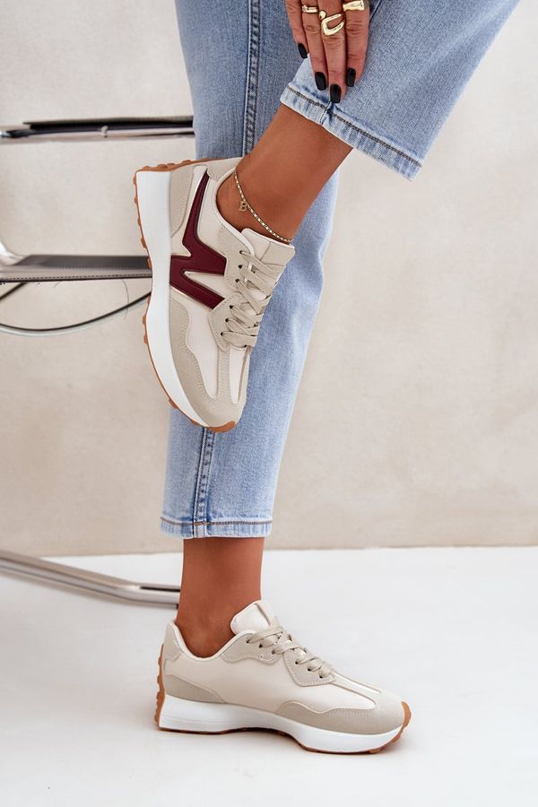 PS1 PS1 Women's Sports Shoes Sneakers Beige-Red Britma