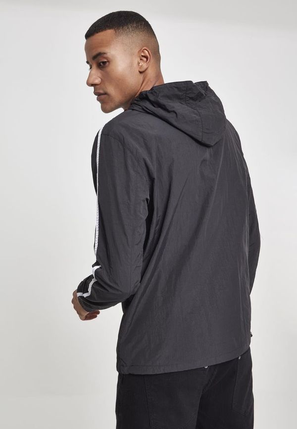 UC Men Pull-over jacket made of wavy nylon blk/wht