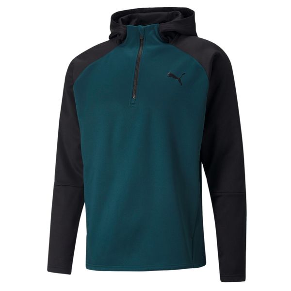 Puma Puma Men's Train Off Season Hoodie PWRFleece Hoodie Varsity Green