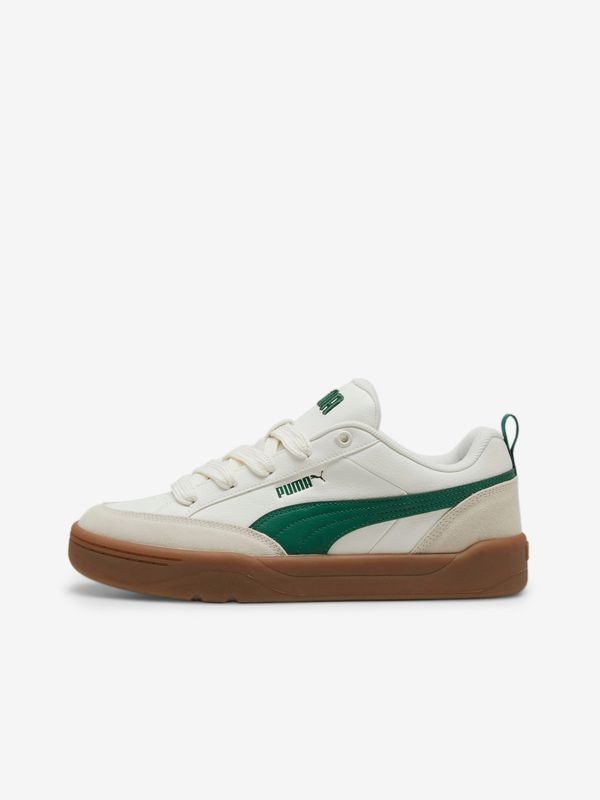 Puma Puma Park Lifestyle OG men's green and cream sneakers with suede details