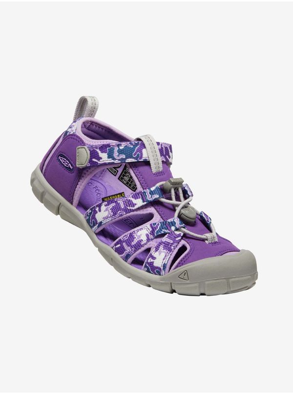Keen Purple Girl Patterned Sandals Keen Seacamp - unisex