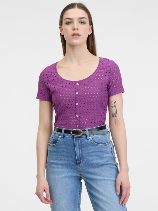 Orsay Purple women's T-shirt ORSAY - Women