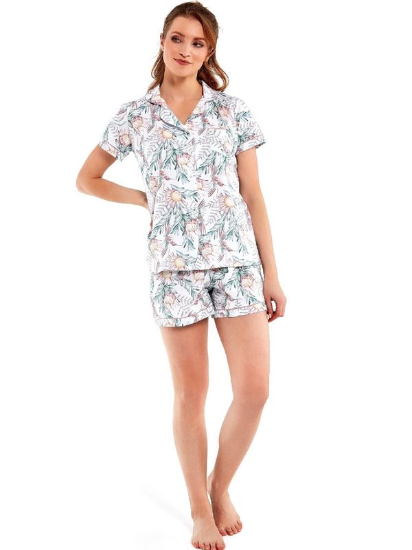 Cornette Pyjamas Cornette 346/264 Bianca kr/r S-2XL ecru