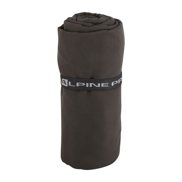 ALPINE PRO Quick Drying Towel 80x160cm ALPINE PRO BRIGENE dk.true gray