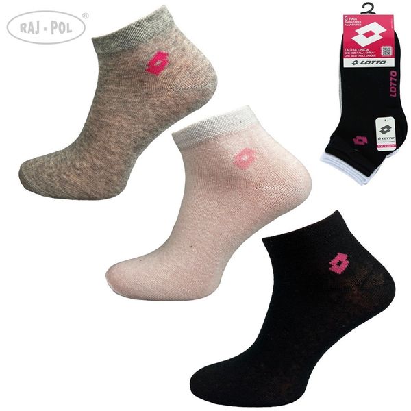 Raj-Pol Raj-Pol Woman's 3Pack Socks W Lotto