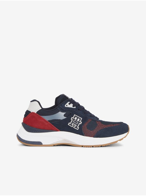 Tommy Hilfiger Red and Blue Mens Sneakers Tommy Hilfiger - Men