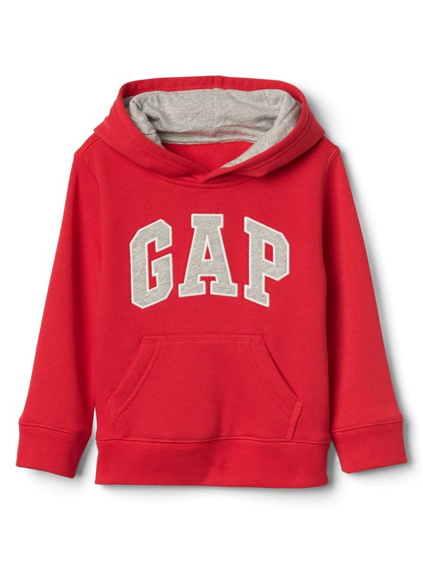GAP Red Boys' Children's Sweatshirt GAP Logo hoodie sweatshirt