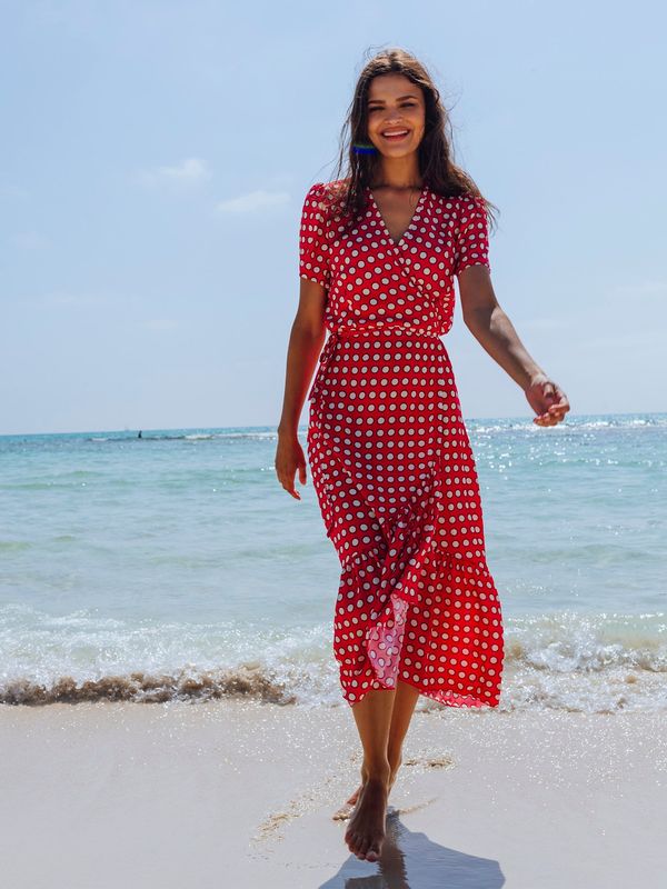 Yups Red dress Yups awd5679. S53