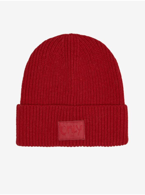 Only Red Ladies Trench Beanie ONLY Ria - Ladies