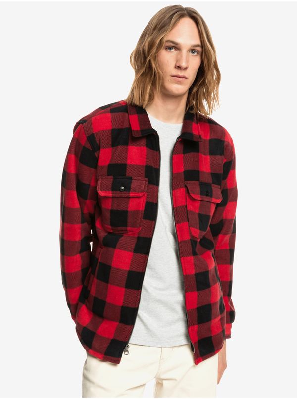 Quiksilver Red Men's Plaid Shirt Quiksilver - Men's