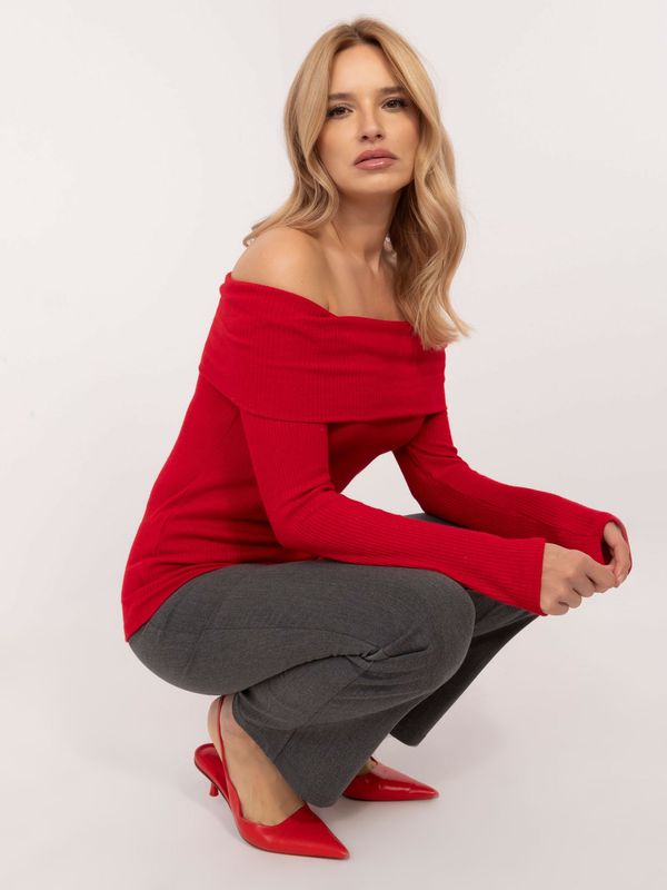 Fashionhunters Red sweater