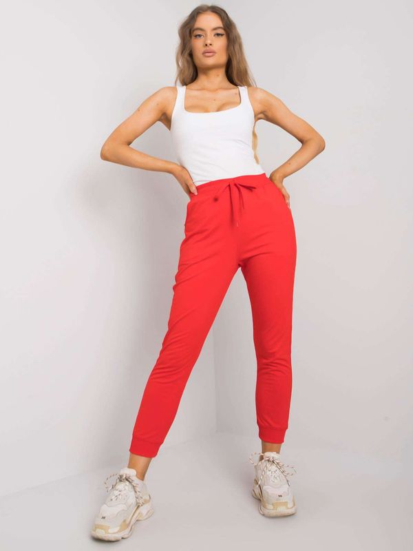 Fashionhunters Red sweatpants