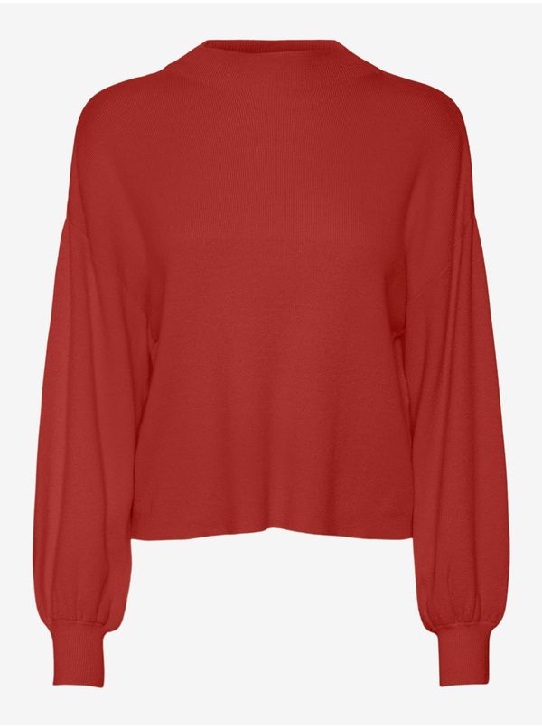 Vero Moda Red women's sweater VERO MODA Nancy - Women