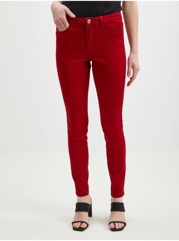 Orsay Red women's trousers ORSAY