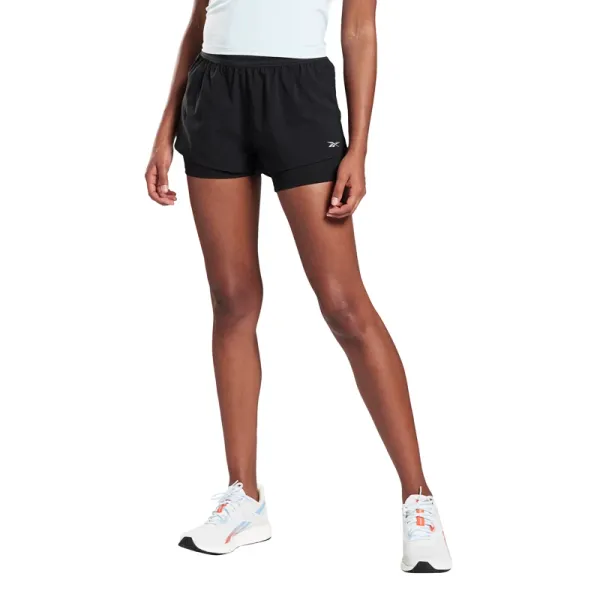 Reebok Reebok Epic 2in1 Run Women's Shorts - Black, XS