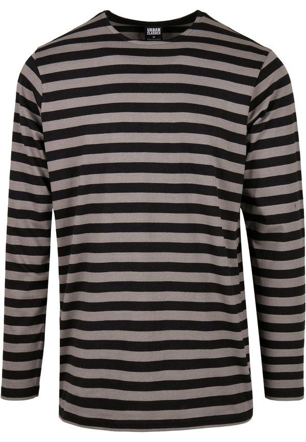 Urban Classics Regular Stripe LS Asphalt/Black