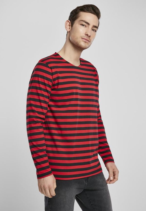 UC Men Regular Stripe LS burnt/bl