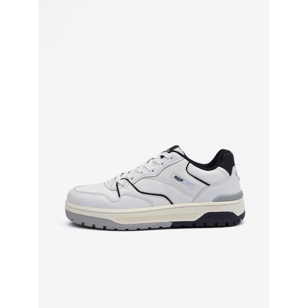 Replay Replay Shoes Scarpa White Black - Men