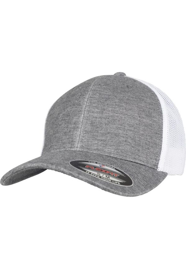 Flexfit Retro Trucker Melange Cap Grey/White Mesh