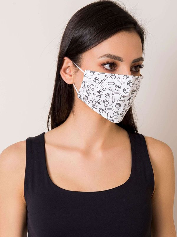 Fashionhunters Reusable white mask