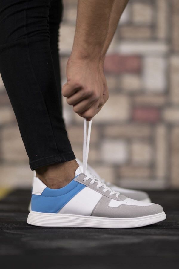 Riccon Riccon Ice White Blue Unisex Sneaker 0012219