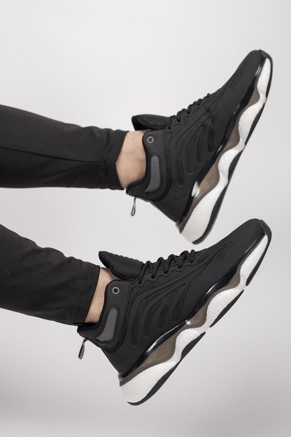 Riccon Riccon Tharndaer Men's Sneaker Boots 0012420 Black Black