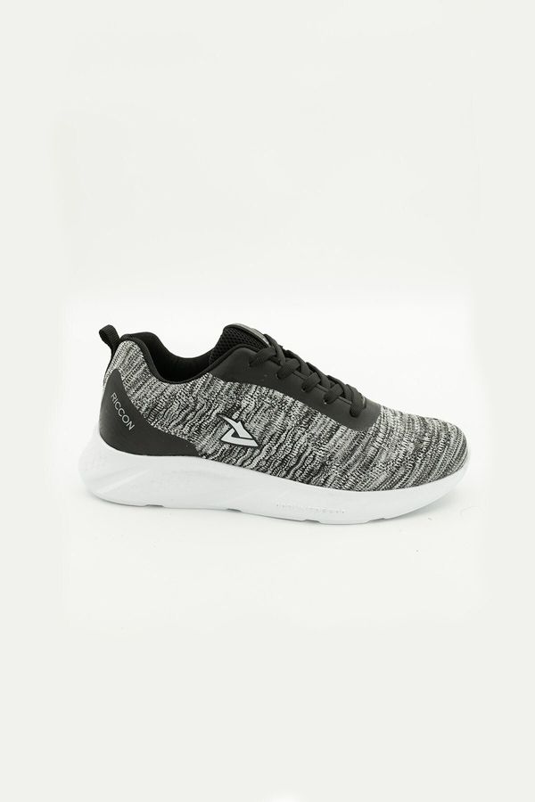 Riccon Riccon Unisex Black and White Sneakers 0012355