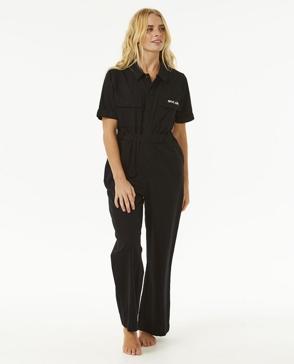 Rip Curl Rip Curl Jumpsuit HOLIDAY BOILERSUIT COVERALLS Washed Black