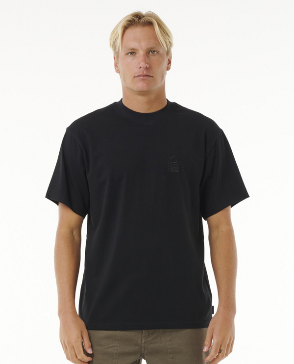 Rip Curl Rip Curl SEARCH EMBROIDERY TEE Black T-shirt