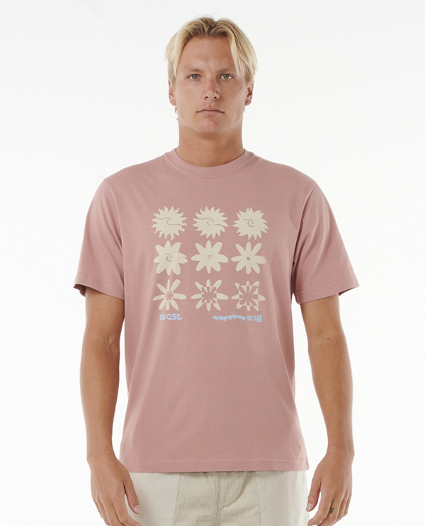 Rip Curl Rip Curl SWC FLOW TEE Mushroom T-shirt