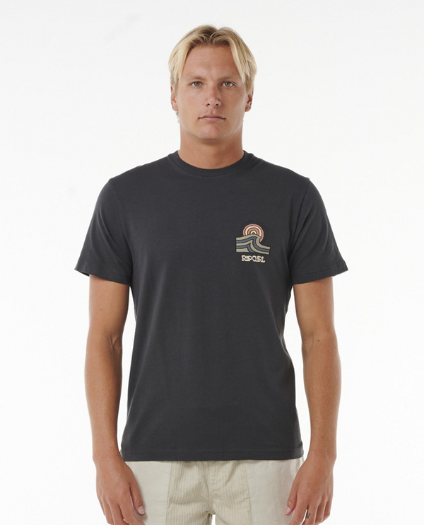 Rip Curl Rip Curl SWC HAZEY TEE Washed Black T-shirt