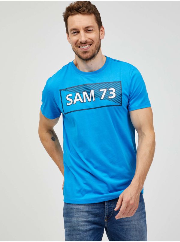 SAM73 SAM73 Blue Man T-Shirt SAM 73 Fenri - Men
