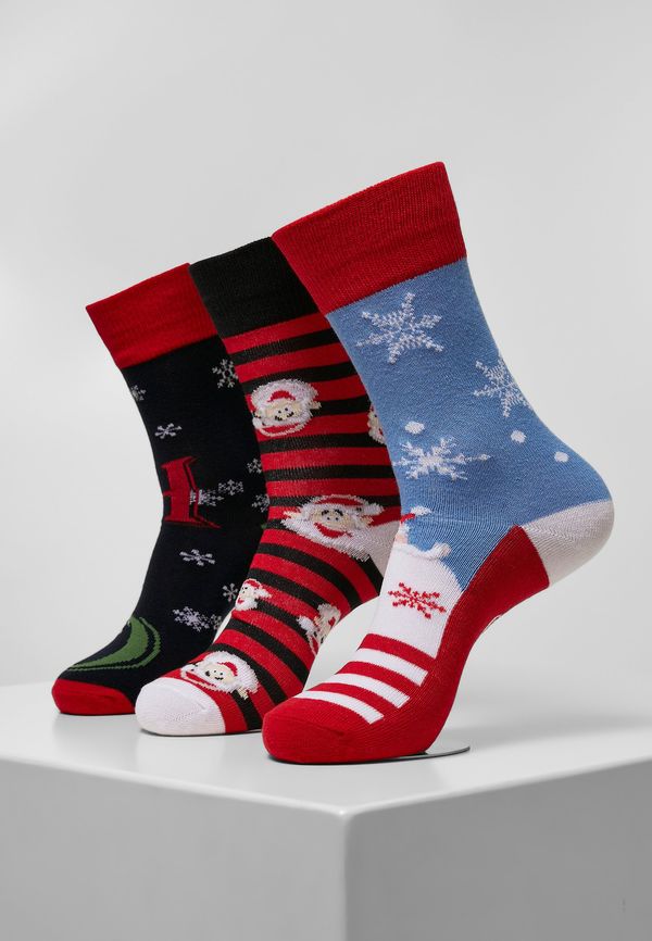 Urban Classics Accessoires Santa Ho Christmas Socks - 3-Pack multicolor