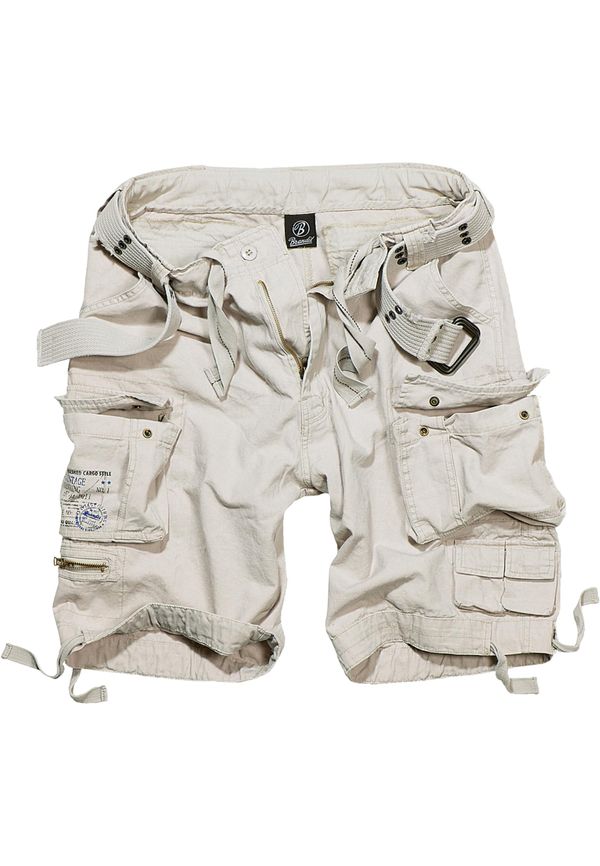 Brandit Savage Vintage Cargo Shorts White