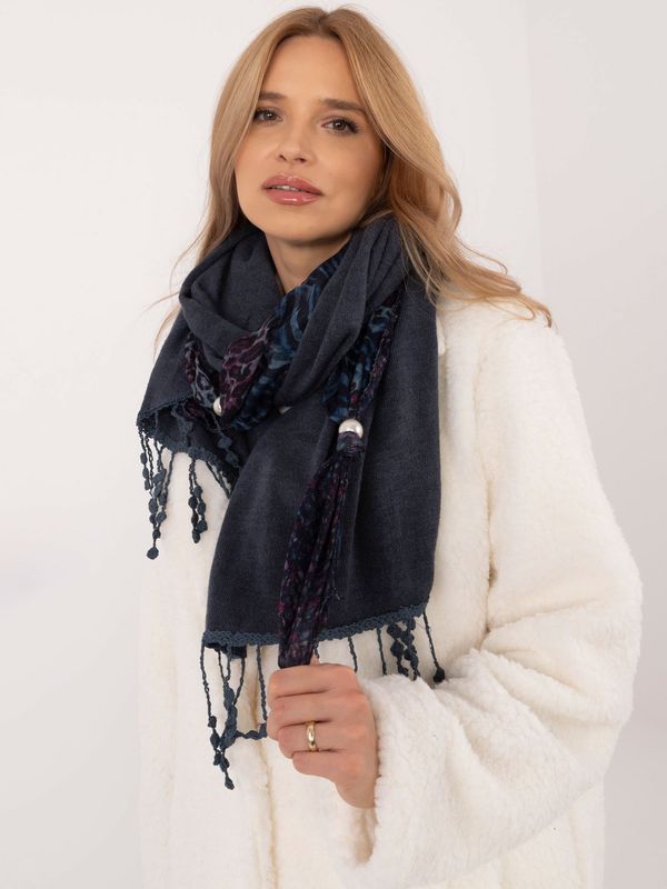 Factory Price Scarf-AT-SZ-0247.83P-dark blue
