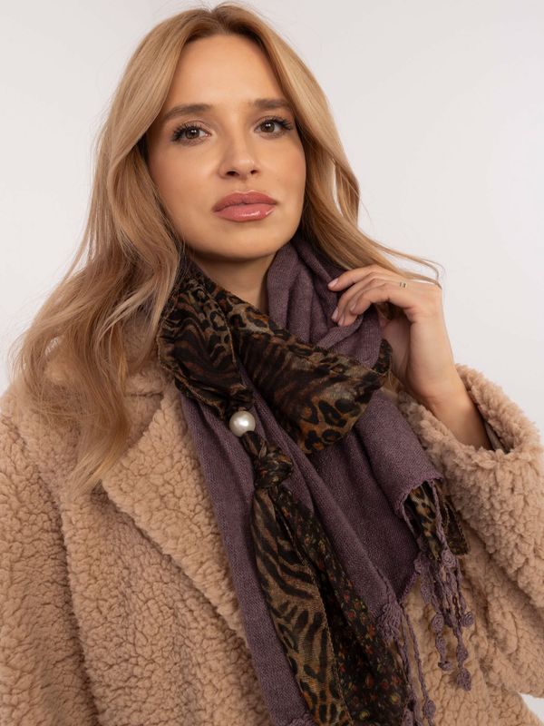 Factory Price Scarf-AT-SZ-0247.83P-dark purple