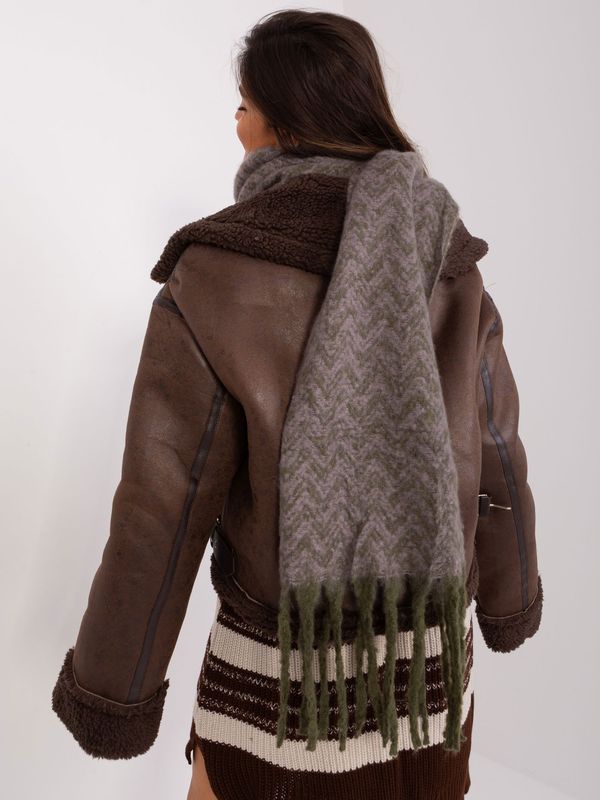 Wool Fashion Italia Scarf-AT-SZ-23125.75-khaki