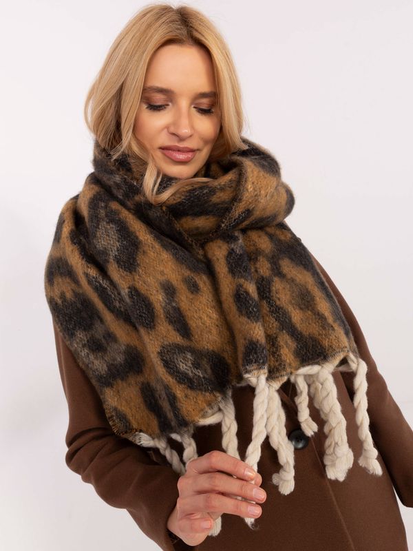 Wool Fashion Italia Scarf-AT-SZ-416.61P-camel