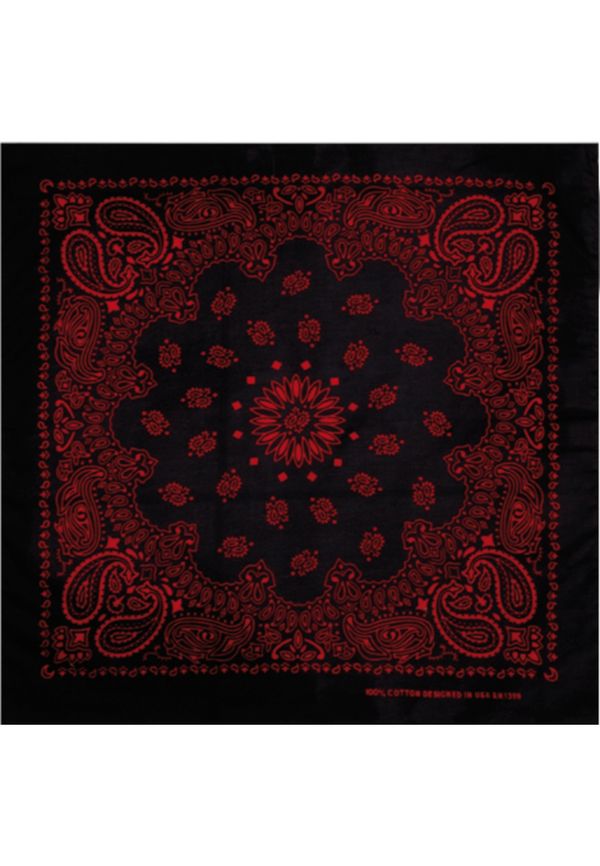 MSTRDS Scarf blk/red