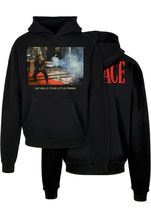 MT Upscale Scarface Little Friend Ultraheavy Oversize Hoodie Black