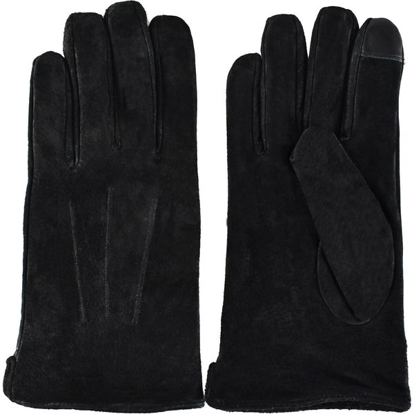 Semiline Semiline Man's Men Leather Antibacterial Gloves P8218