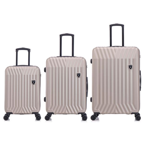 Semiline Semiline Unisex's 3-in-1 ABS Suitcases Set T5858-0