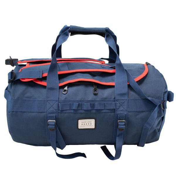 Semiline Semiline Unisex's Fitness Bag/Travel Bag A3051-2 Navy Blue/Red