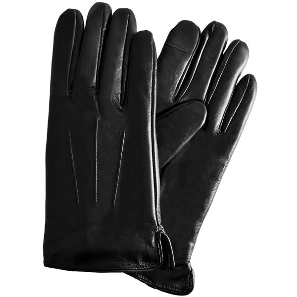 Semiline Semiline Woman's Women Leather Antibacterial Gloves P8207