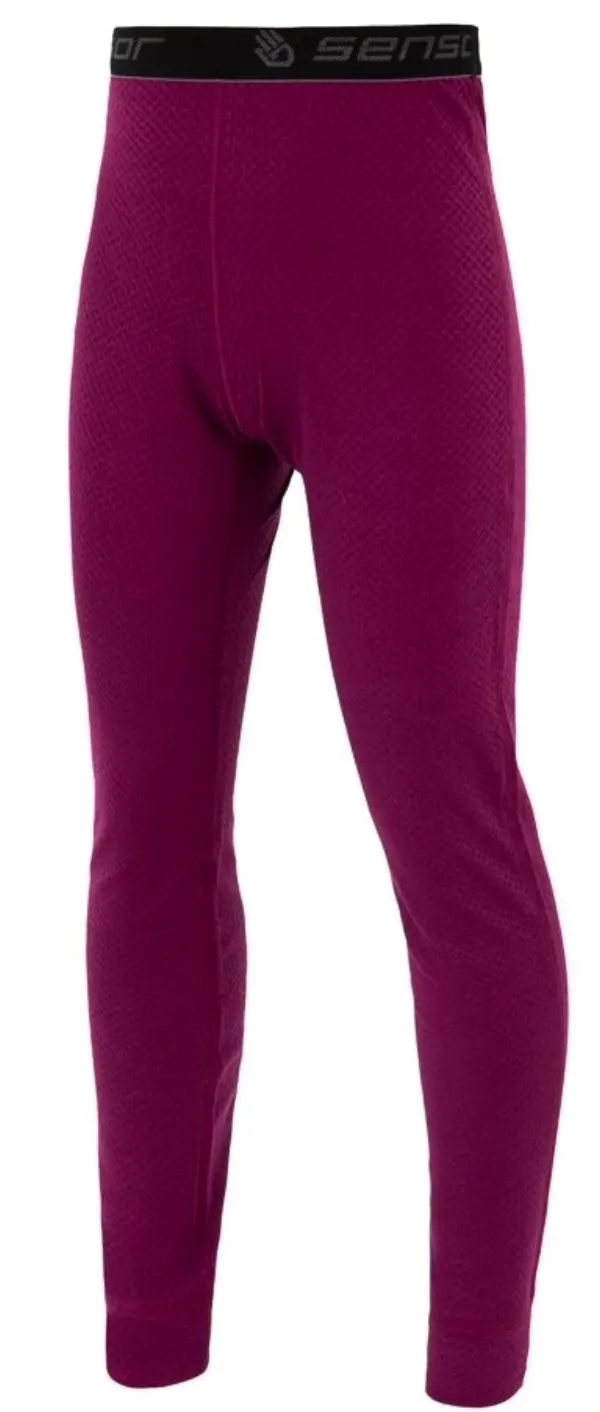 Sensor Sensor Merino DF lilac junior bottoms, 150 cm