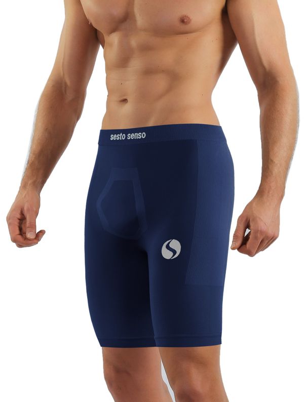 Sesto Senso Sesto Senso Man's Thermo Cycling Shorts CL41 Navy Blue