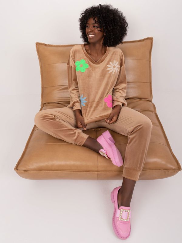 Italy Moda Set-DHJ-KMPL-8655.05-dark beige