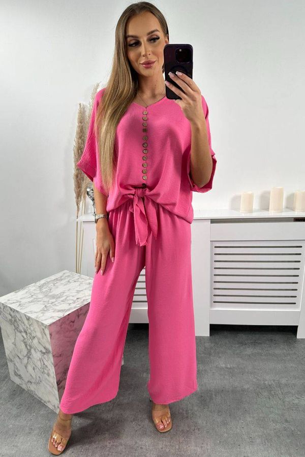 Kesi Set of blouses with pink trousers