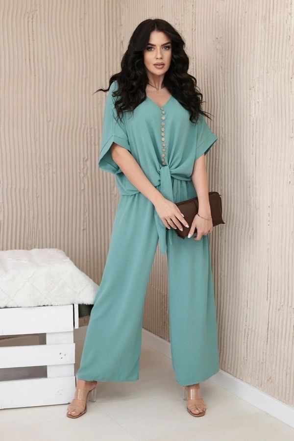 Kesi Set of blouses with trousers dark mint