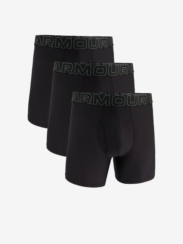 Under Armour Set of three black Under Armour M UA Perf Tech Mesh 6in boxer shorts